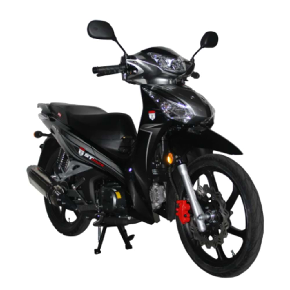 STMAX MEGA 50 SİYAH/GRİ MOTOSİKLET